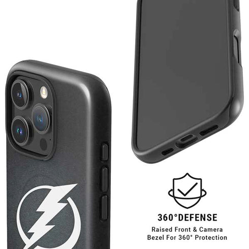 NHL Tampa Bay Lightning Black Background iPhone 16 Pro Magsafe Impact Case